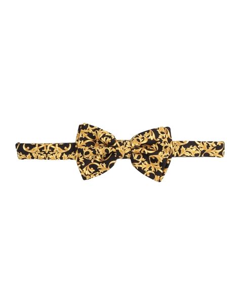 black versace bow tie|Men's Designer Scarves & Ties .